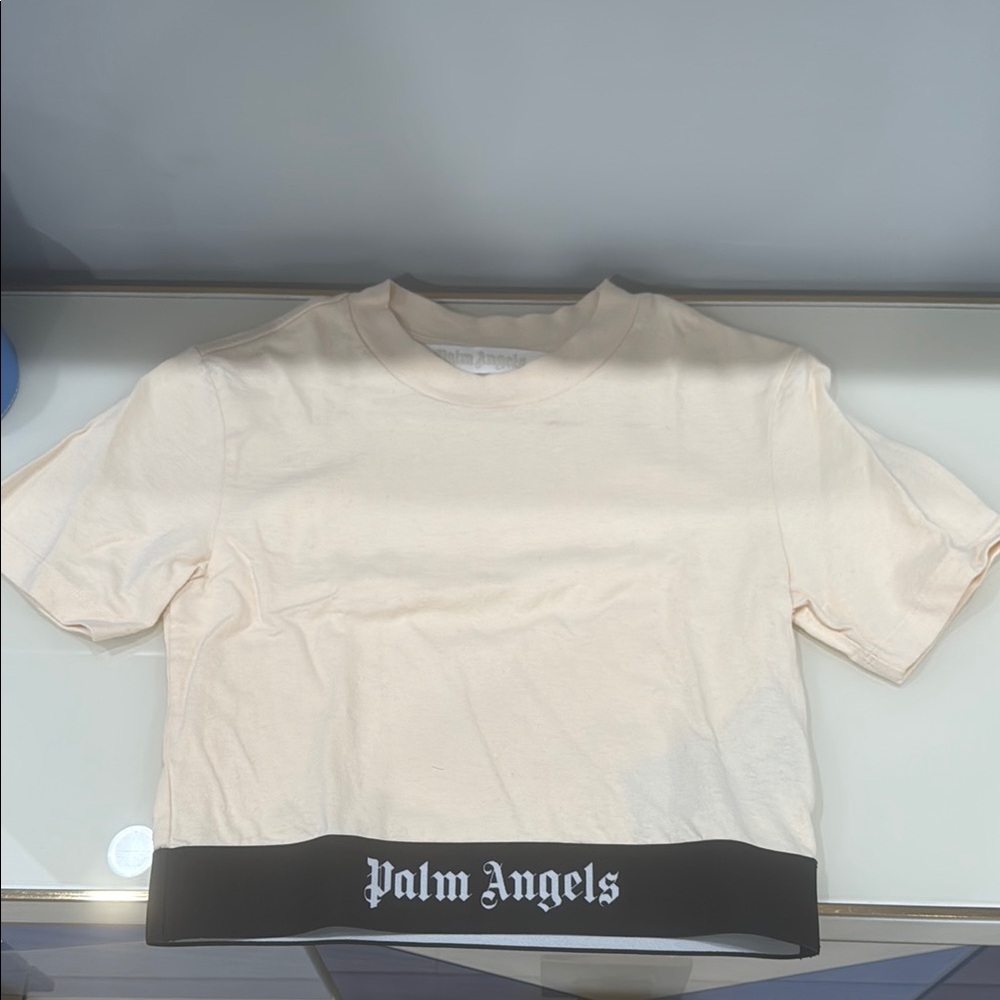 Palm Angels Cream T-Shirt